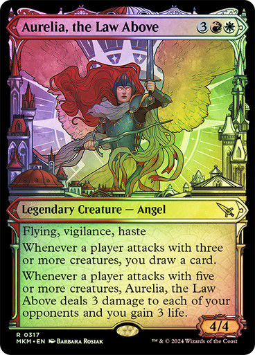 Aurelia, the Law Above (mkm) (317) / Showcase Foil