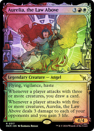 Aurelia, the Law Above (mkm) (317) / Showcase Foil