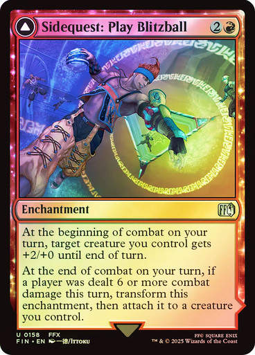 Sidequest: Play Blitzball // World Champion, Celestial Weapon (FIN) (158) / Foil