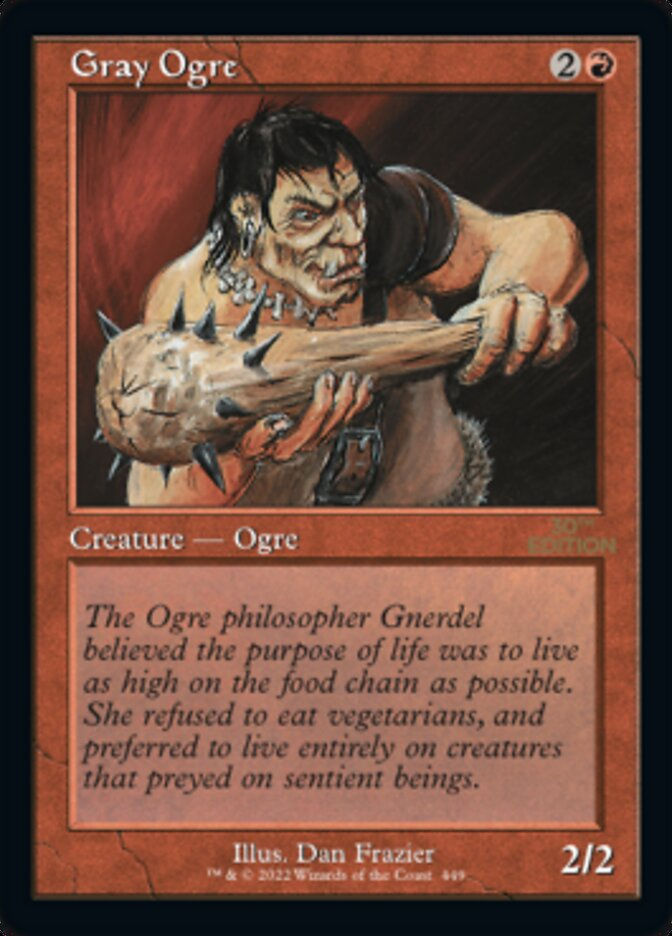 Gray Ogre (30a) / Retro Frame