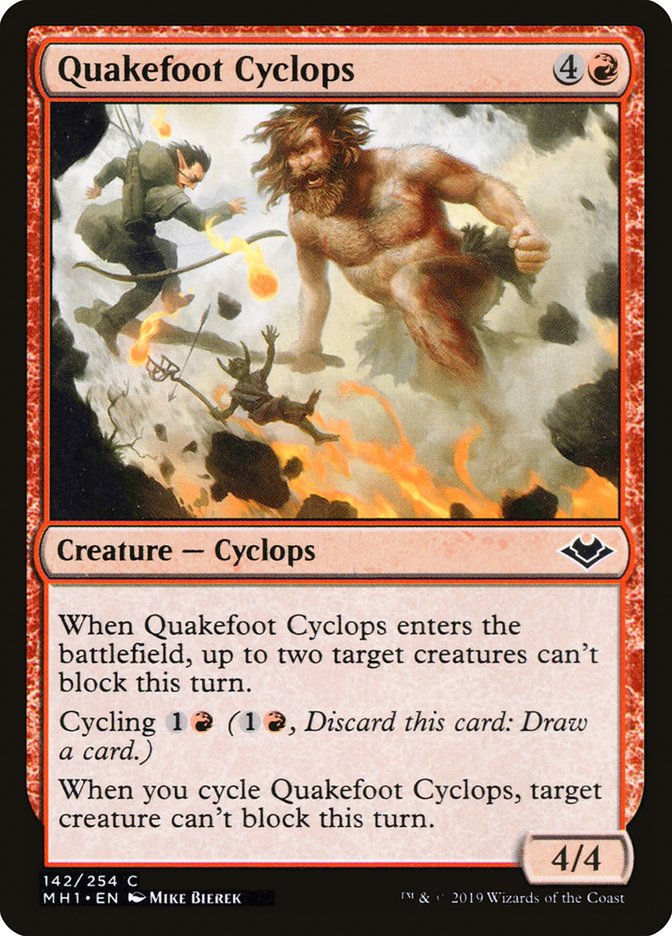 Quakefoot Cyclops (MH1) (142)
