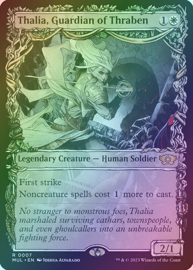 Thalia, Guardian of Thraben (MUL) (7) / Showcase / Foil