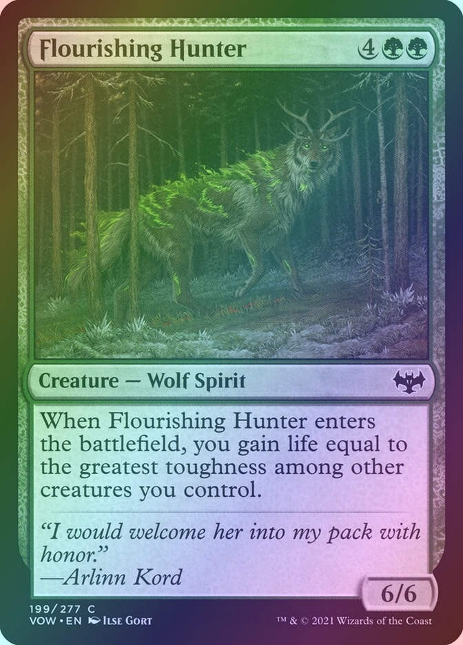 Flourishing Hunter (VOW) (199) / Foil