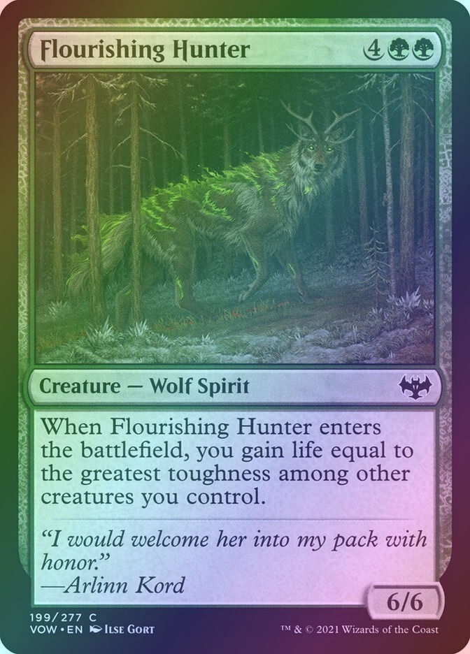 Flourishing Hunter (VOW) (199) / Foil