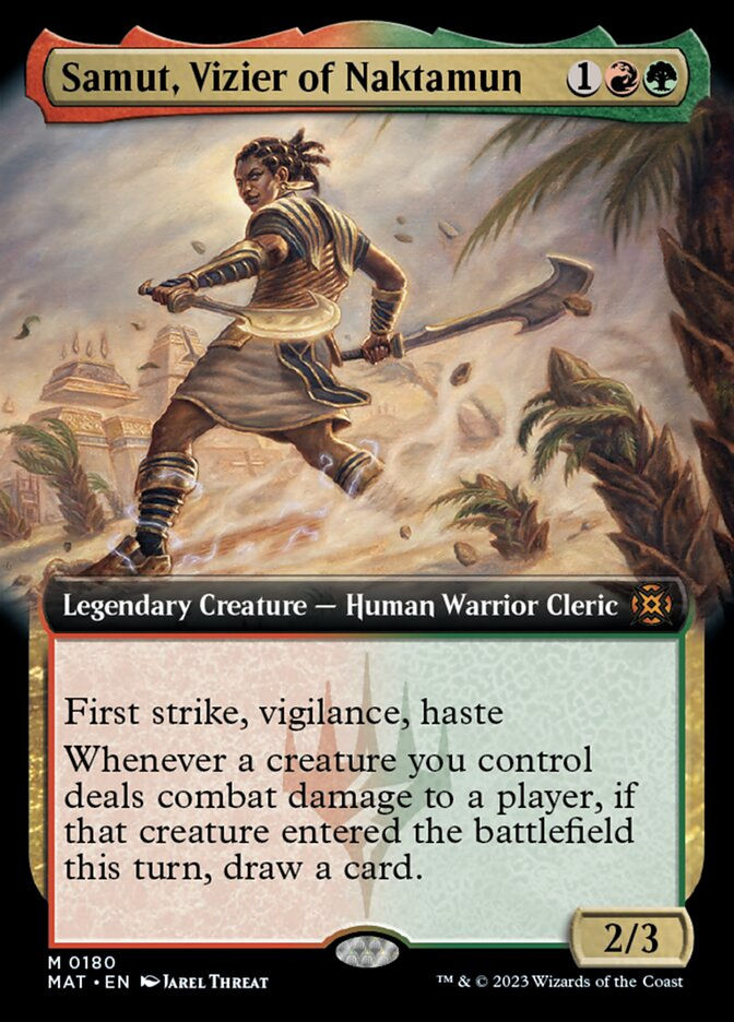 Samut, Vizier of Naktamun (MAT) / Extended Art