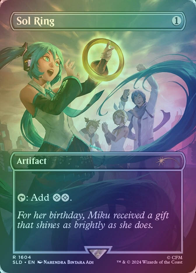 Sol Ring (SLD) (1604) / Borderless / Foil