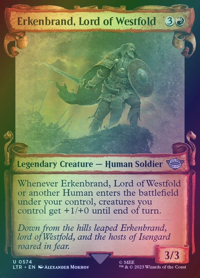 Erkenbrand, Lord of Westfold (LTR) (574) / Showcase / Foil