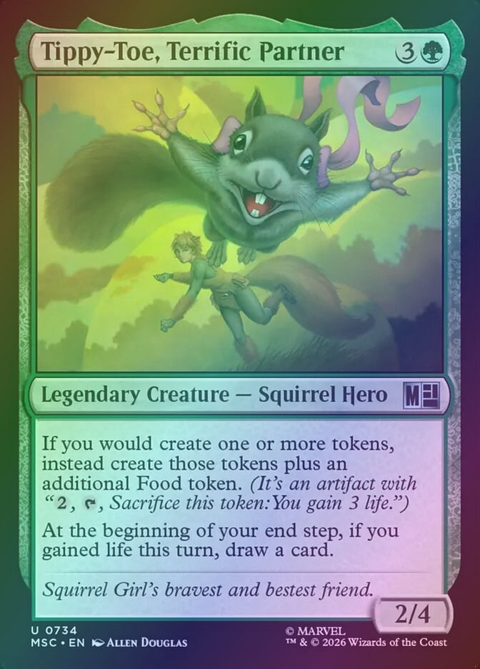Tippy-Toe, Terrific Partner (MSC) (734) / Foil
