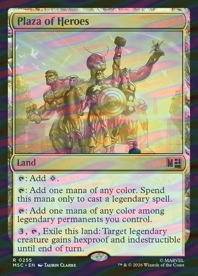 Plaza of Heroes (MSC) (255) / Surge Foil