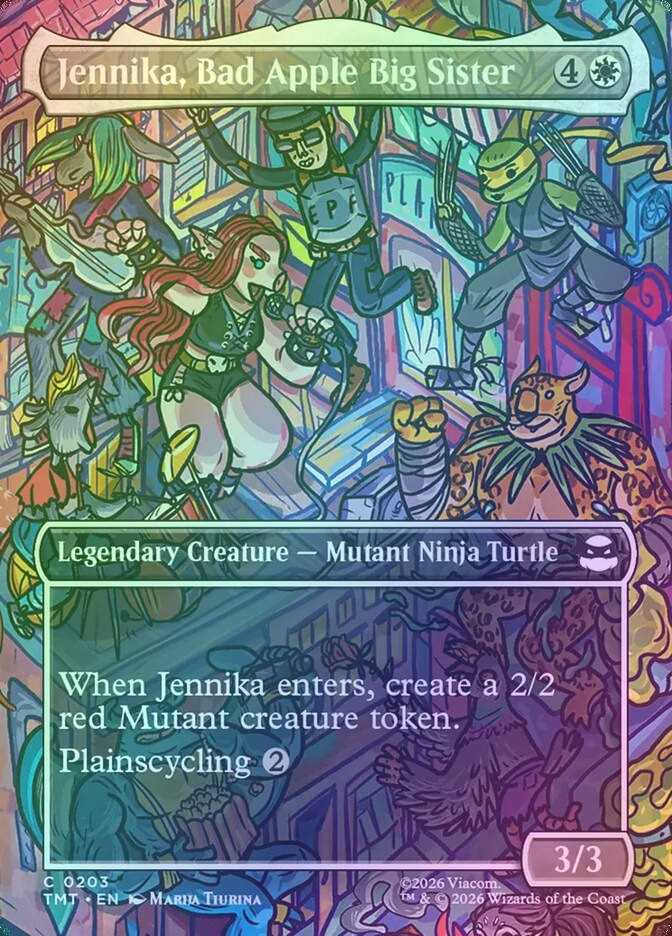 Jennika, Bad Apple Big Sister (TMT) (203) / Borderless / Foil