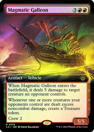 Magmatic Galleon (lci) / Extended Art / Foil