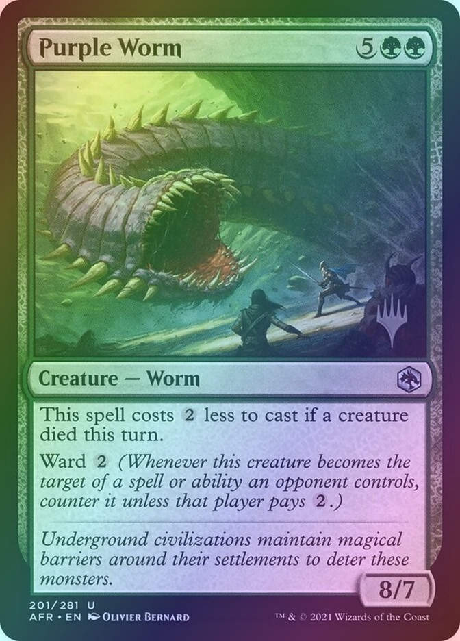 Purple Worm (PAFR) (201p) / Foil