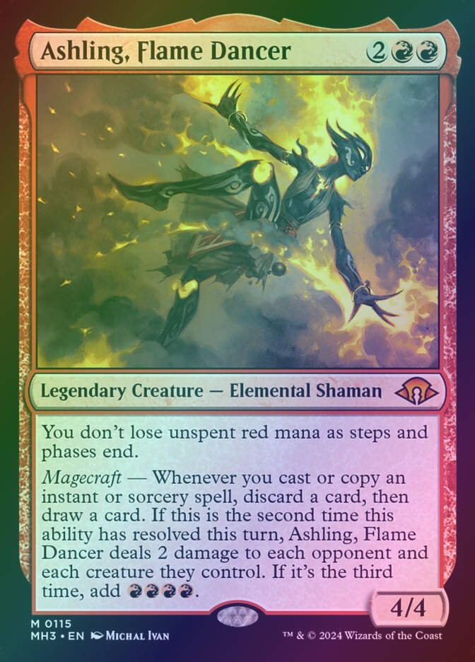 Ashling, Flame Dancer (MH3) (115) / Foil