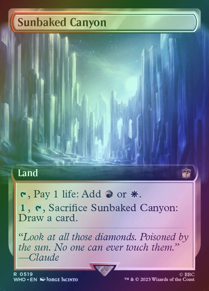 Sunbaked Canyon (WHO) (519) / Extended Art / Foil
