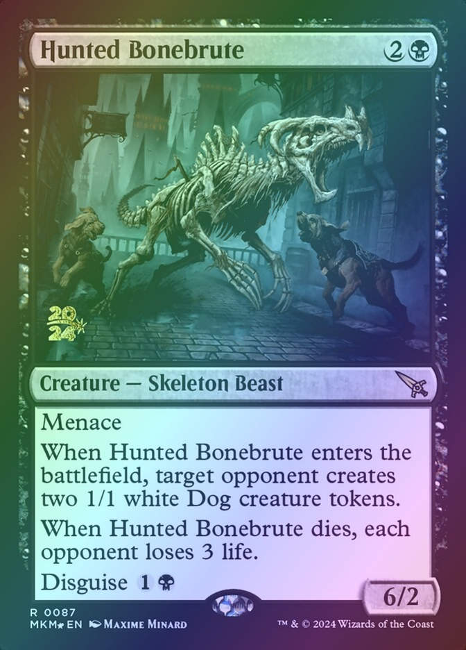 Hunted Bonebrute (PMKM) (87s) / Foil