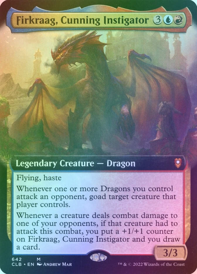 Firkraag, Cunning Instigator (CLB) (642) / Extended Art / Foil
