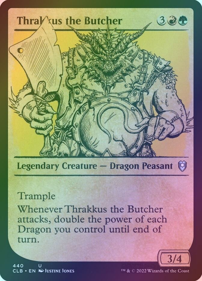 Thrakkus the Butcher (CLB) (440) / Showcase / Foil