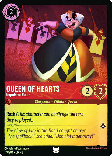 Queen of Hearts - Impulsive Ruler (LOR_ROF) / Foil
