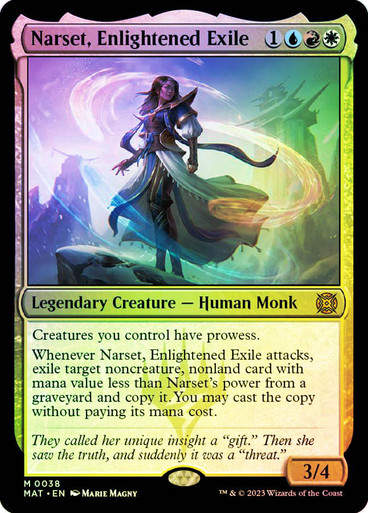 Narset, Enlightened Exile (MAT) / Foil