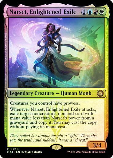 Narset, Enlightened Exile (MAT) / Foil