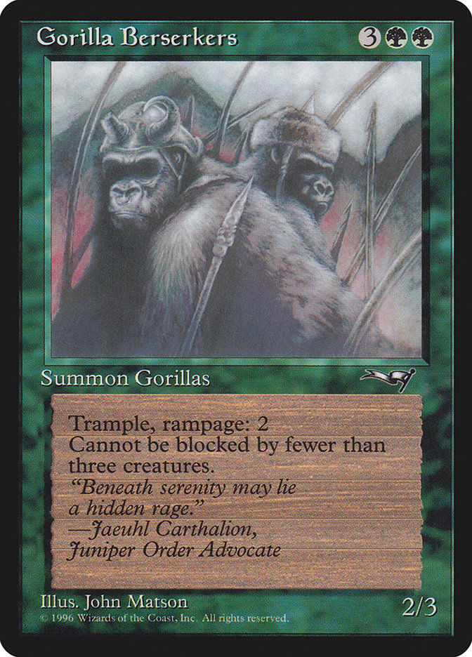 Gorilla Berserkers (ALL) (93b)