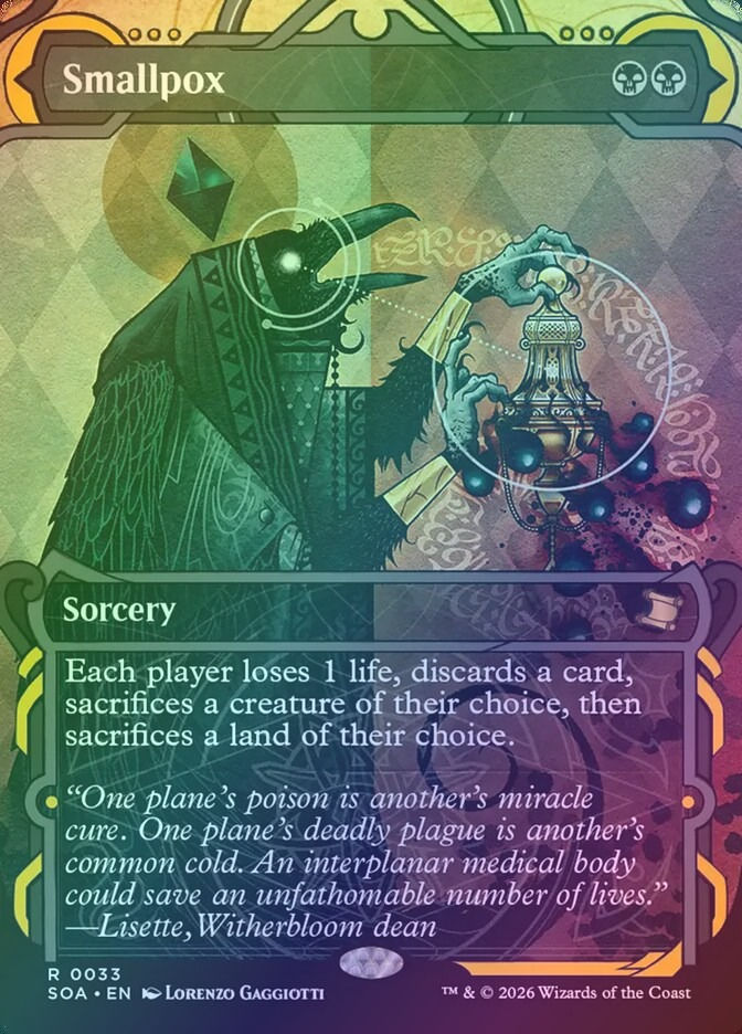 Smallpox (SOA) (33) / Borderless / Showcase / Foil