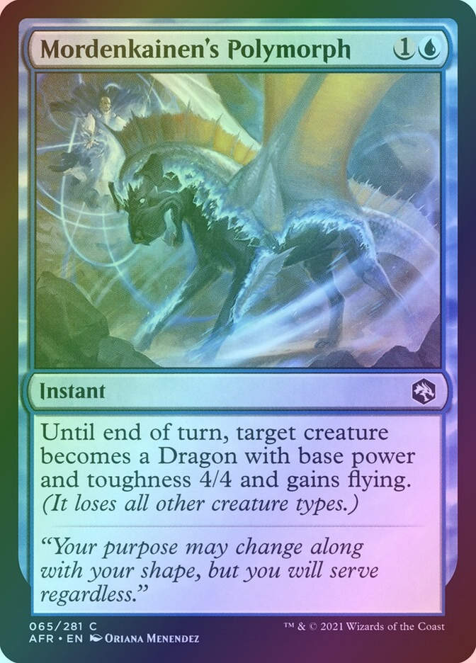 Mordenkainen's Polymorph (AFR) (65) / Foil
