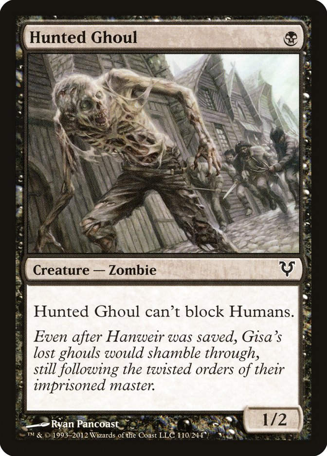 Hunted Ghoul (AVR) (110) / Foil