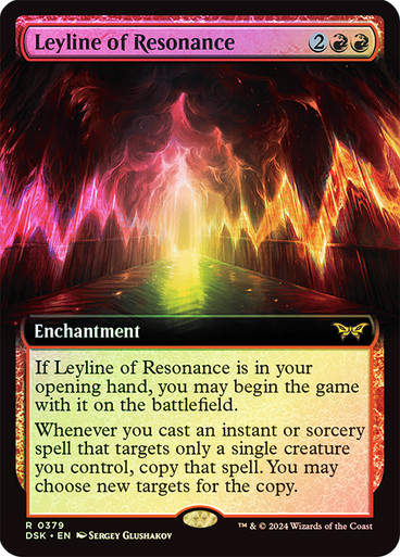 Leyline of Resonance (DSK) (379) / Foil / Extended Art