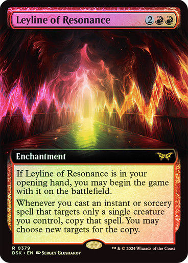 Leyline of Resonance (DSK) (379) / Foil / Extended Art