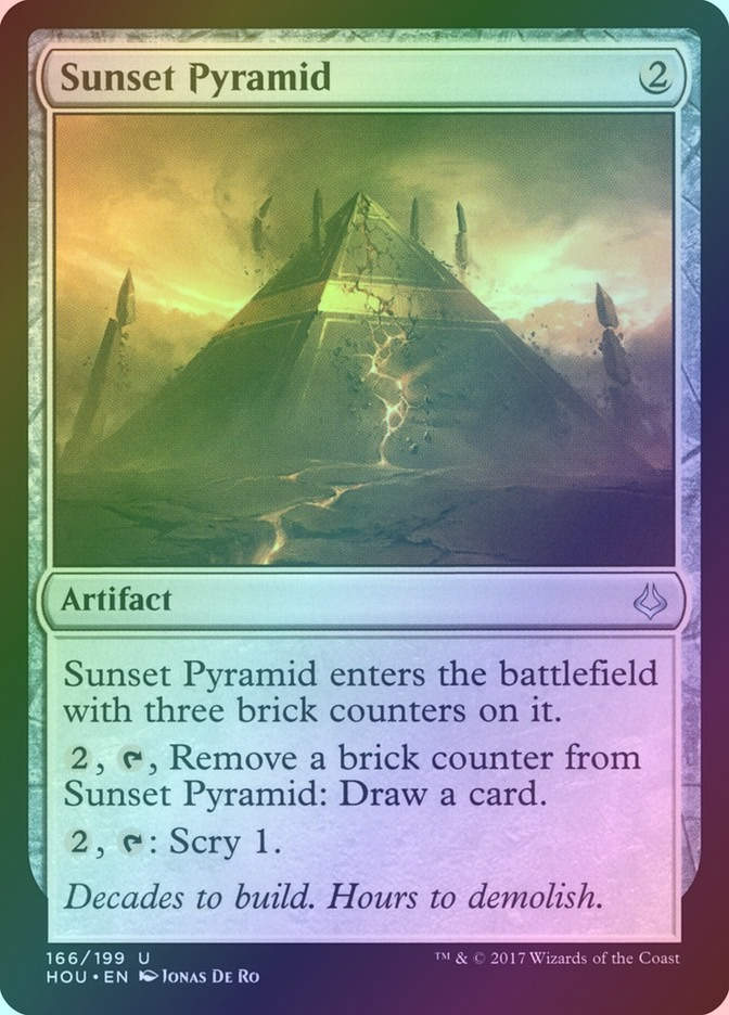 Sunset Pyramid (HOU) (166) / Foil
