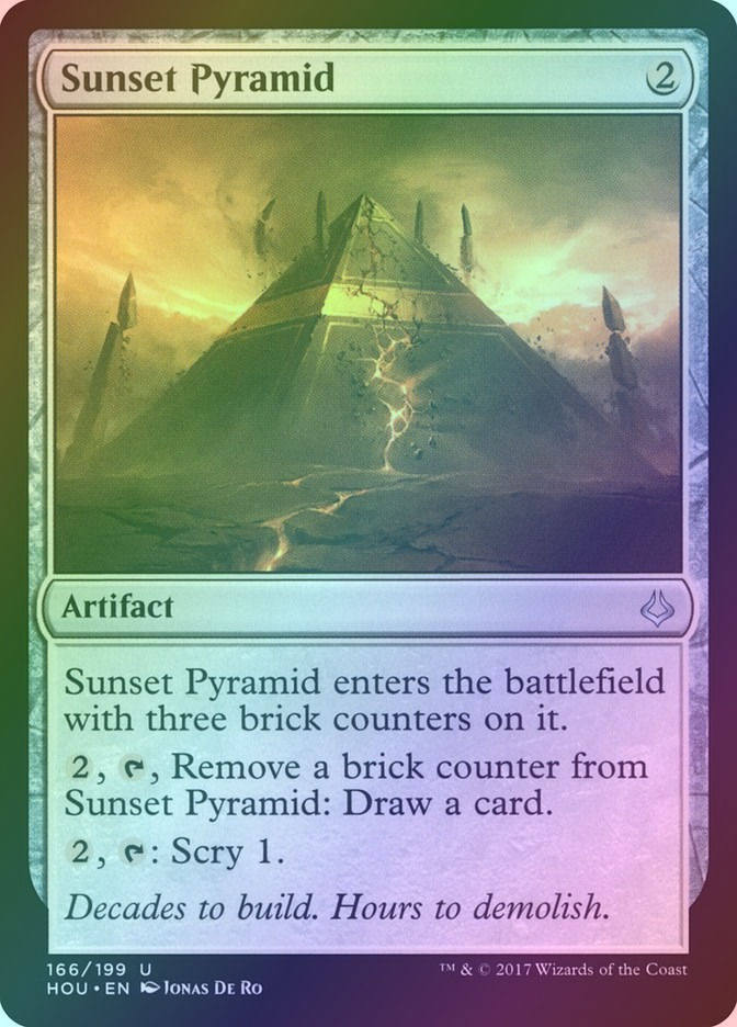 Sunset Pyramid (HOU) (166) / Foil