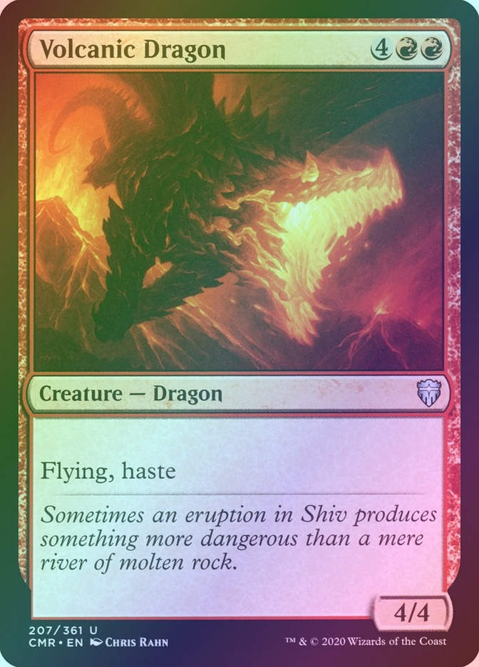 Volcanic Dragon (CMR) (207) / Foil