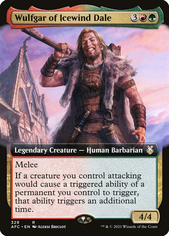 Wulfgar of Icewind Dale (AFC) (329) / Extended Art