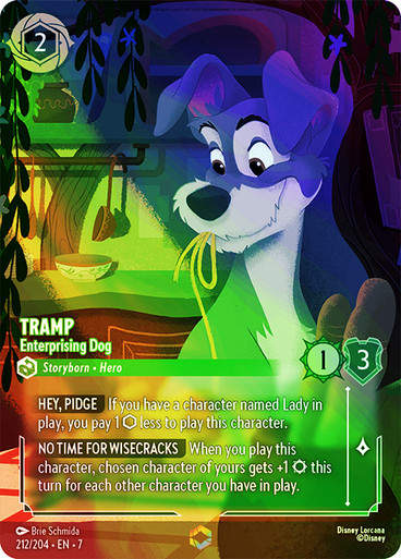 Tramp - Enterprising Dog (Enchanted) (LOR_ARC)