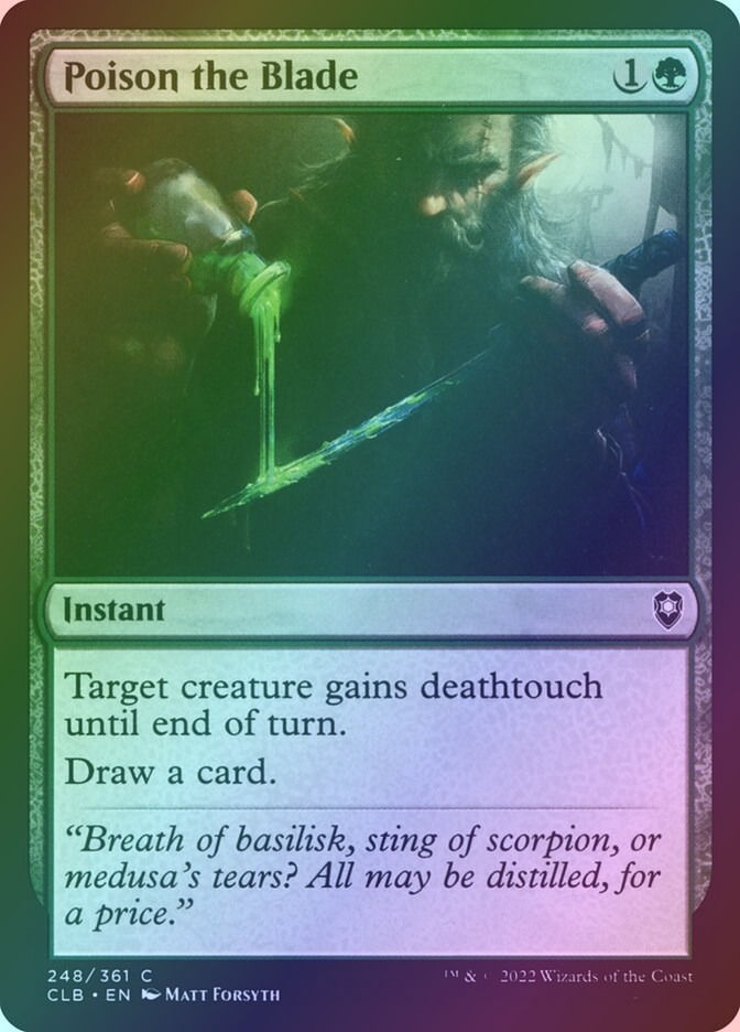 Poison the Blade (CLB) (248) / Foil
