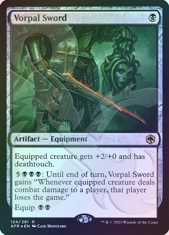Vorpal Sword (PAFR) (124a) / Embossed Foil