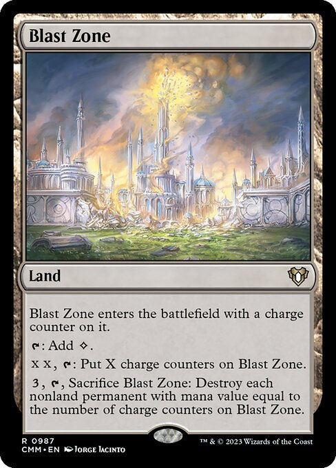 Blast Zone (cmm) (Commander Deck)