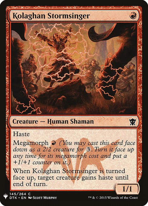 Kolaghan Stormsinger (PLST) (DTK-145)