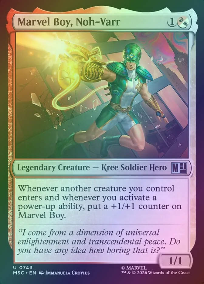 Marvel Boy, Noh-Varr (MSC) (743) / Foil