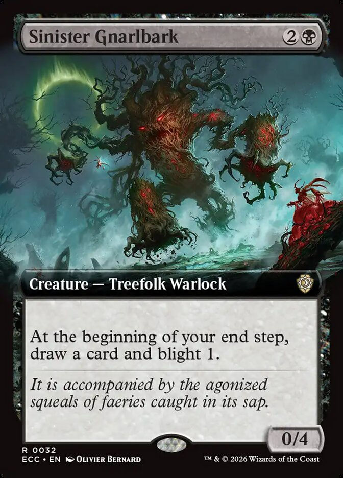 Sinister Gnarlbark (ECC) (32) / Extended Art