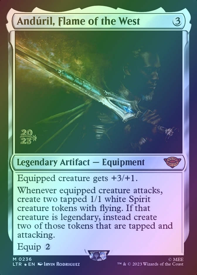 Andúril, Flame of the West (PLTR) (236s) / Foil