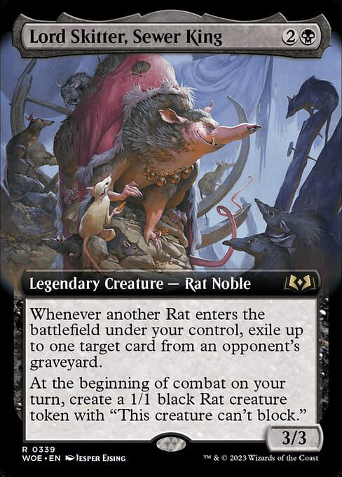 Lord Skitter, Sewer King (woe) / Extended Art
