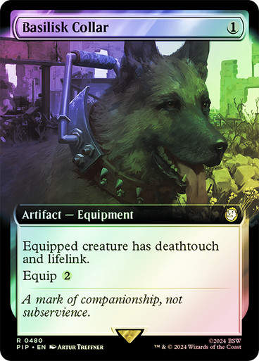 Basilisk Collar (pip) (480) / Extended Art Foil