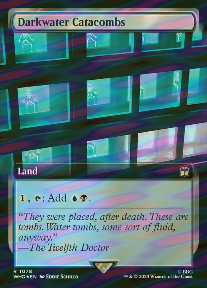 Darkwater Catacombs (WHO) (1078) / Extended Art / Surge Foil