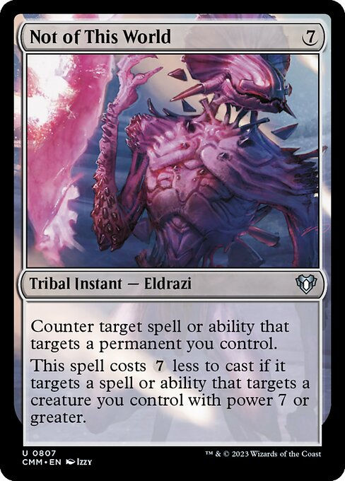 Not of This World (cmm) (Commander Deck)
