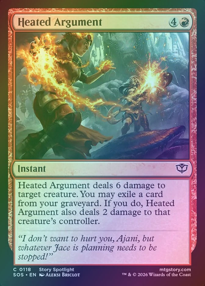 Heated Argument (SOS) (118) / Foil