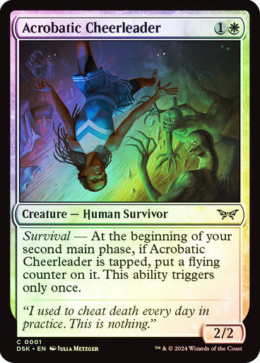 Acrobatic Cheerleader (DSK) (1) / Foil