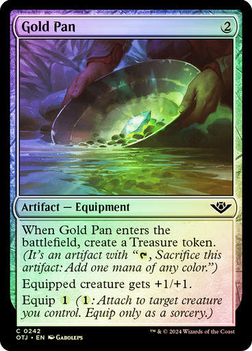 Gold Pan (otj) (242) / Foil