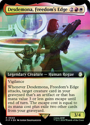 Desdemona, Freedom's Edge (pip) (940) / Extended Surge Foil